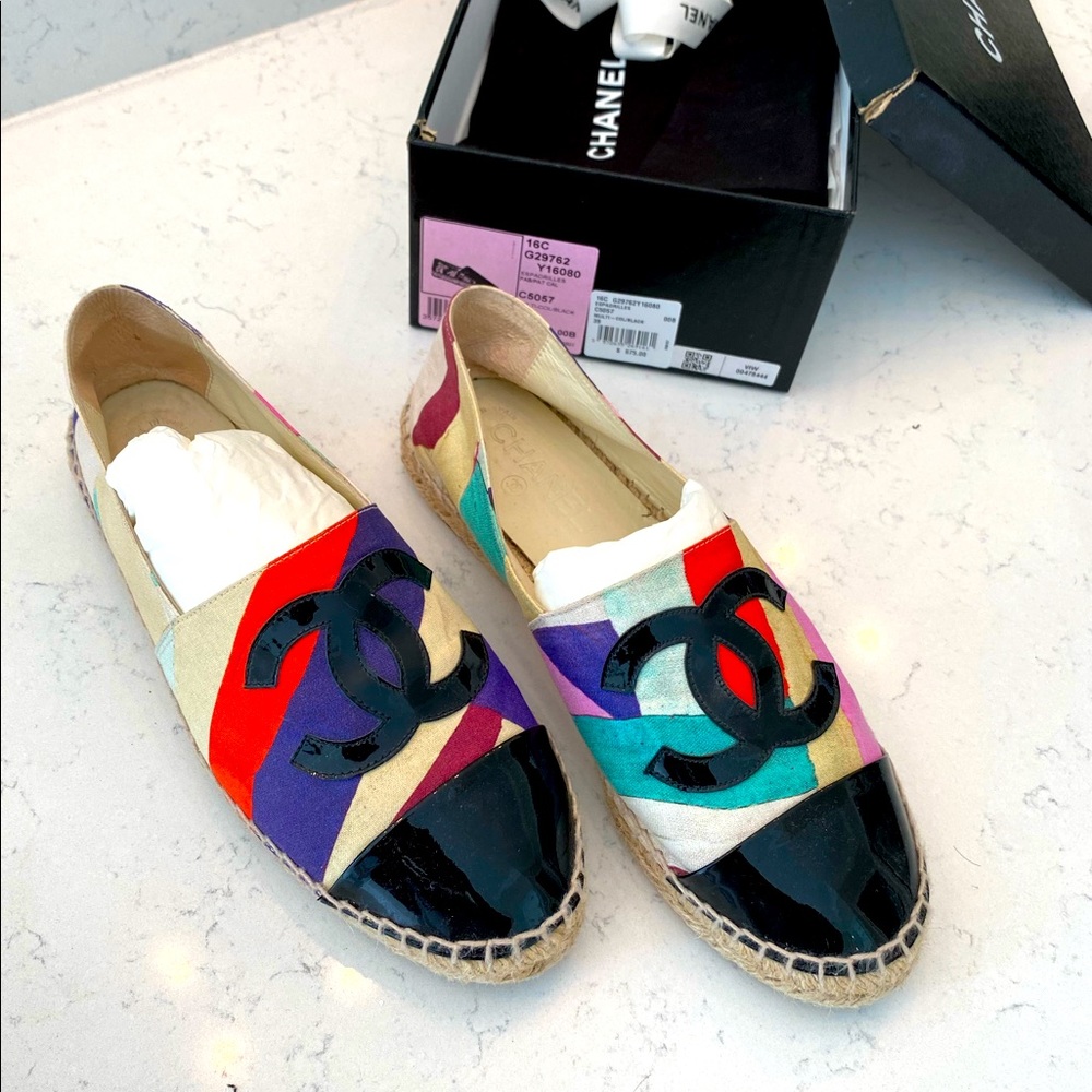 Chanel Espadrilles Multi Color